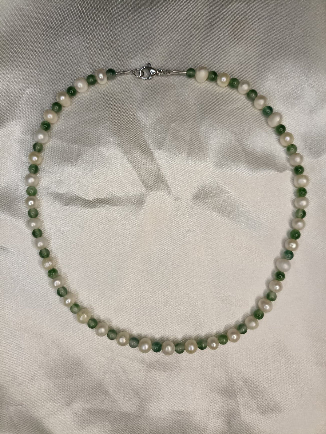 Collier Perla calcédoine